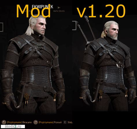 Старые текстуры брони Ведьмака - Old Quality Witcher Armours 1.31 ...
