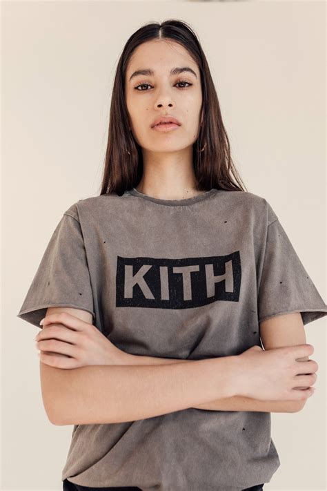Kith Women Distressed Logo Tee Program