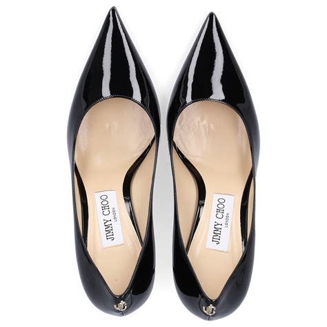 Jimmy Choo Leather Pumps Love 85 in Black - Lyst