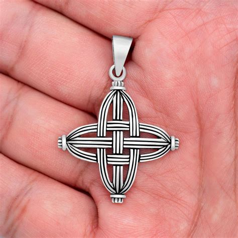 St. Brigid's Cross Sterling Silver 925 Handcrafted Irish Celtic Kildare ...