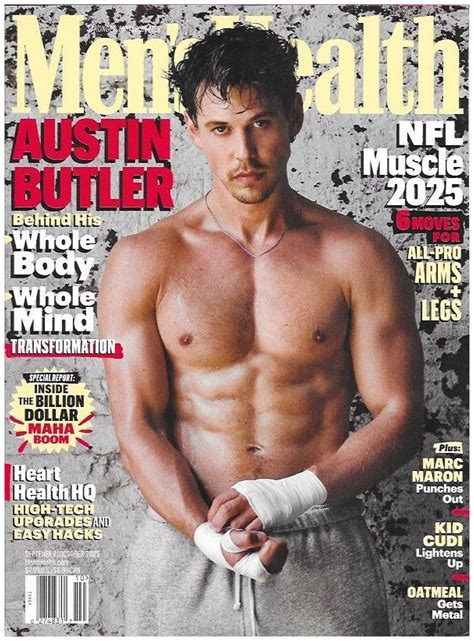 Men's Health Magazine, September-October 2025 | Austin Butler Cover by