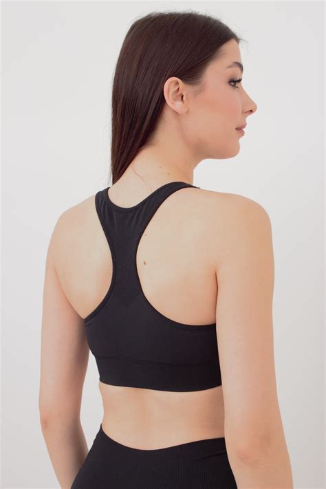 Спортивный топ TOP ENERGY 02 Giulia black (черный)