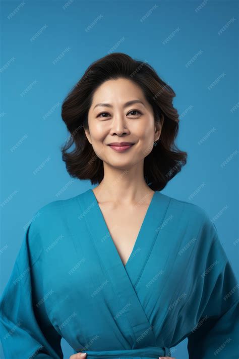 Photo shot of asian african white 30 40 50 year old woman with her