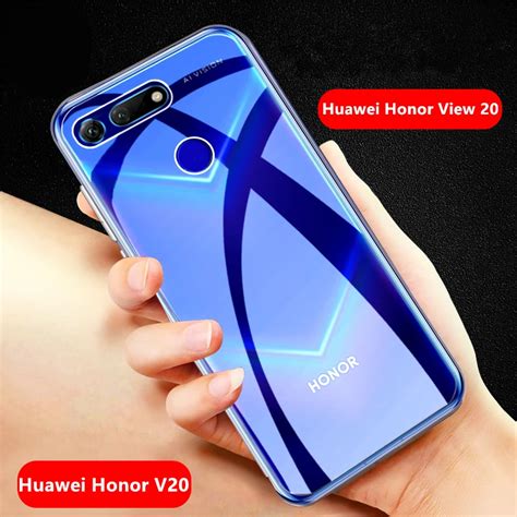 Huawei Honor 20 Pro Case Matte & Clear Slim TPU Silicone Soft Anti ...