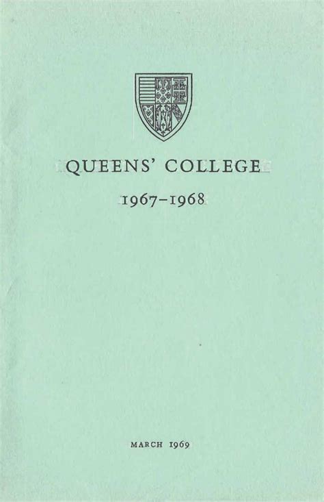 The Record 1967-1968 by Queens' College - Issuu