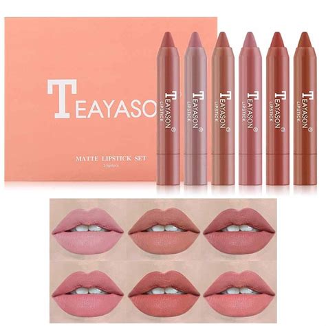 Teayason Lipstick Crayons Beautiful Matte Lipstick Crayons | Ruperhat.com