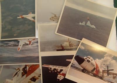 1555a. (lot 8 photos) United States Coast Guard Aircraft c.1970’s ...