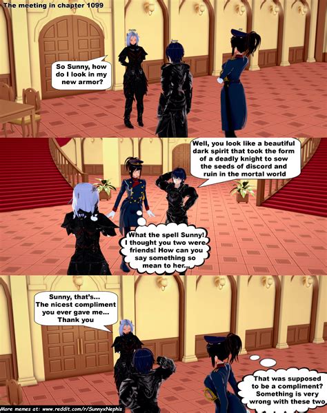 sunny has a way with words (spoiler for chapter 1099) : r/SunnyxNephis