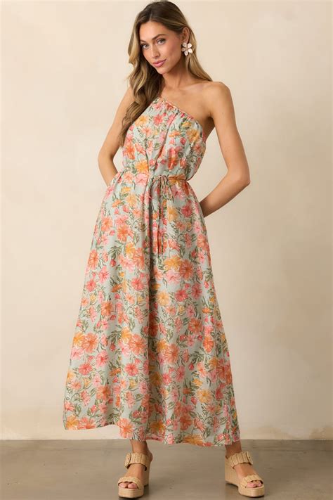 Trendy Women One Shoulder Dresses | Red Dress