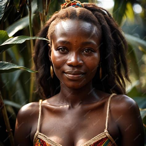 Premium Photo | Congo woman from Congo typical national citizen