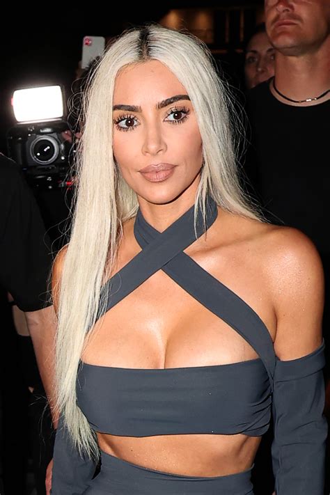 Kim Kardashian shows off shocking hair transformation in sexy SKIMS
