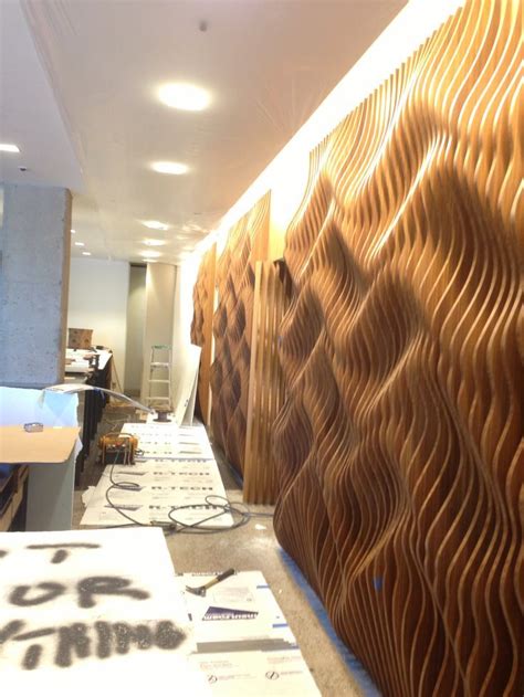 Wood feature wall, Wall design, Timber walls