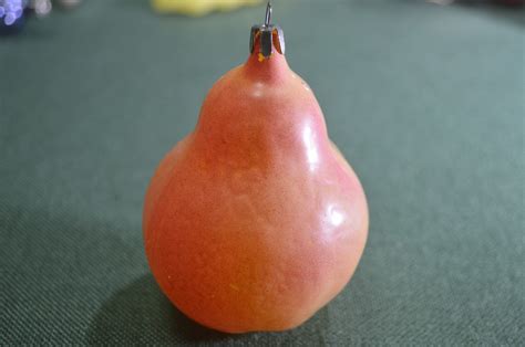 Купить Елочная игрушка стеклянная "Груша". Стекло, подвес. 1. СССР ...