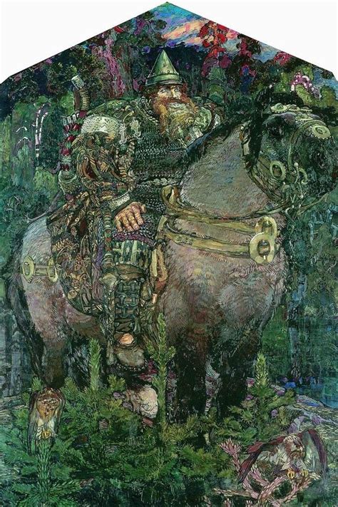 Мир Врубеля. Богатырь. 1898 | Картины, Искусство