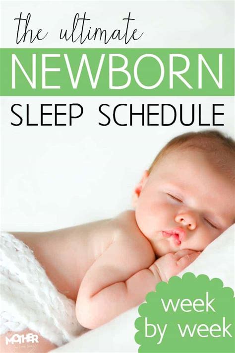 The Ultimate Newborn Sleep Schedule: Week By Week