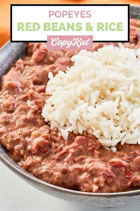 Copycat Popeyes Red Beans and Rice Recipe - CopyKat Recipes