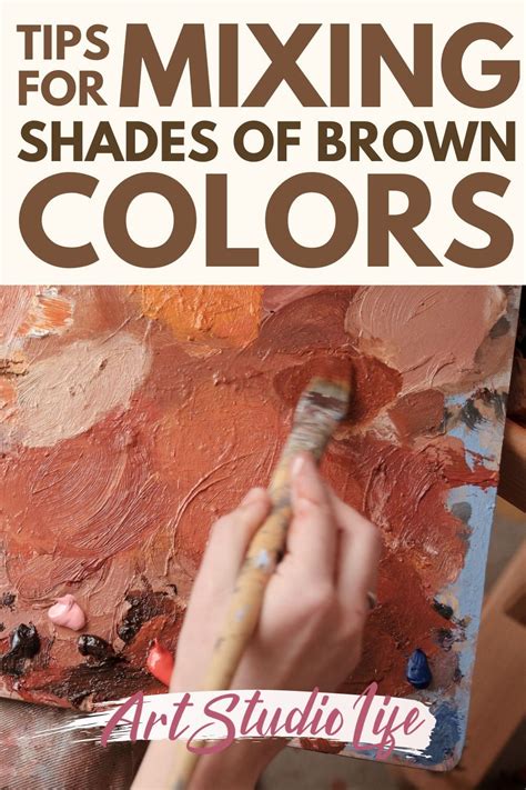 How to Mix Shades of Brown Paint COLORS🎨 | Mixing paint colors, Color ...