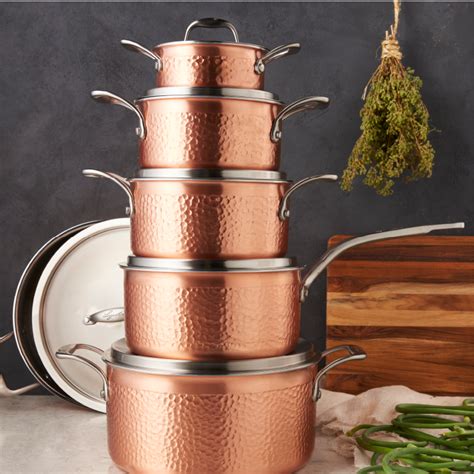 Lagostina Artiste-Clad Copper Cookware Set, Dishwasher & Oven Safe, 12-pc | Canadian Tire