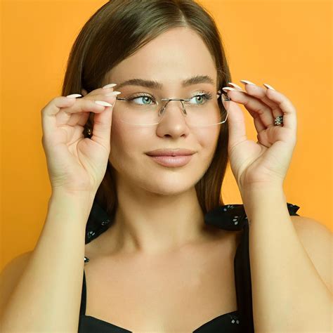 Очки для дали на узкое лицо безободковые (-0.50) оправа безободковая ...