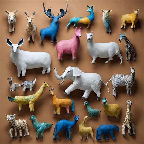 paper mache animals hubog craft
