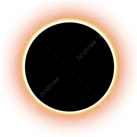 Ilustração Realista De Eclipse Solar Total PNG , Eclipse Solar, Sol ...