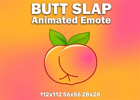 Animated Butt Slap Emote · Discord · Colorful Dynamic Streaming