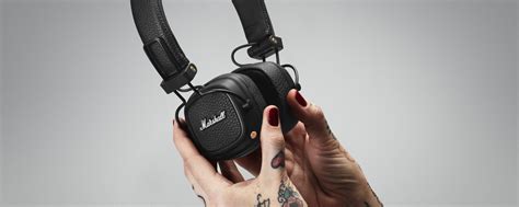 Наушники Marshall Major III Bluetooth Black купить недорого в интернет ...