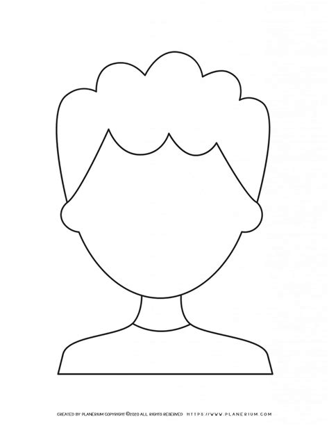 Preschool Printable Face Template - Printable Free Templates