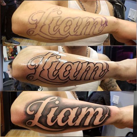 Tattoo Forearm Name 40 For Men Manly Design Ideas