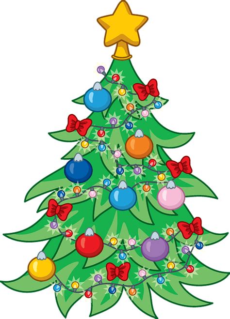 Christmas tree clipart. Free download transparent .PNG | Creazilla