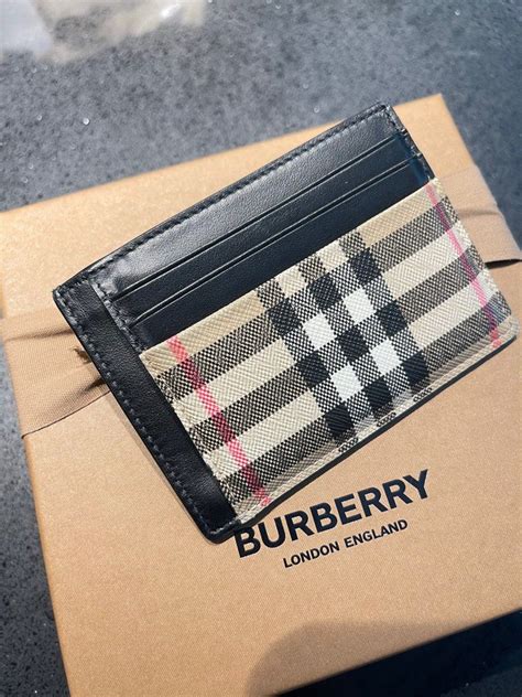 Burberry Cardholder, Luxury, Bags & Wallets on Carousell