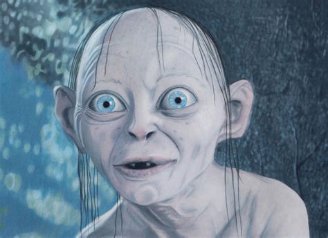 Smeagol, coloured pencils by Sarahharas07 on DeviantArt