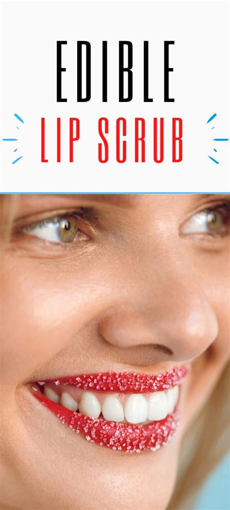 menggunakan lip scrub homecare