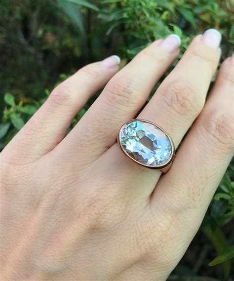 Aquamarine stone ring - rightkr