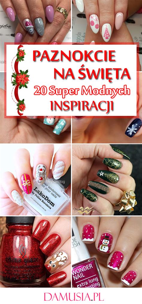 Paznokcie na Święta: 20 Super Modnych Inspiracji na Świąteczny Manicure