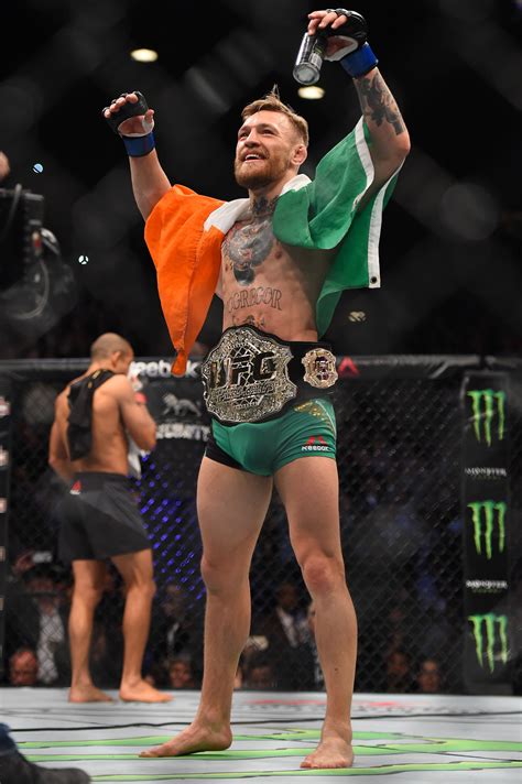 Monster Energy’s Conor McGregor Knocks Out Jose Aldo in 13 Seconds for