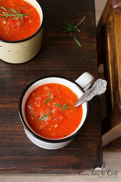 Доматена супа с чубрица - Know How To Cook