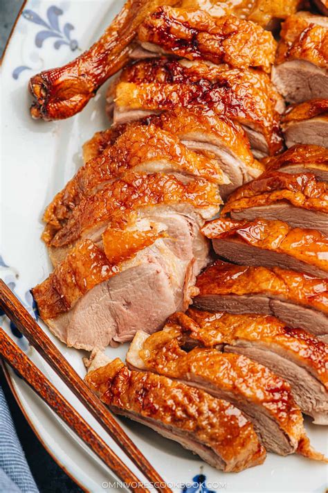 Chinese language Roast Duck (烤鸭) - Omnivore's Cookbook - Street Food