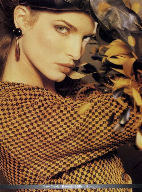 Stephanie Seymour for Christian Dior Fall 1991 Stephanie Seymour