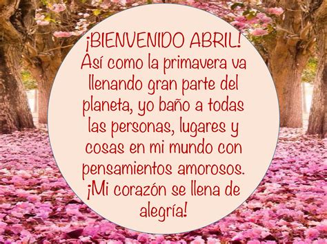 Bienvenido abril. #vivepositivo