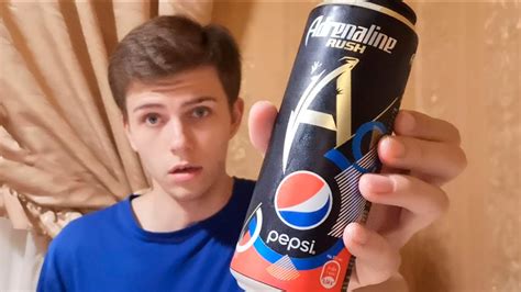 Обзор нового энергетика Adrenaline Rush x Pepsi - YouTube