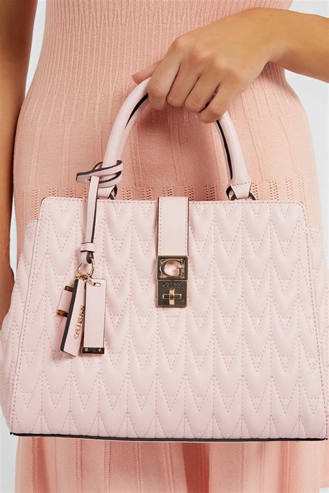 Женская розовая сумка Guess HWQG87.62060;PLR — Ultrashop