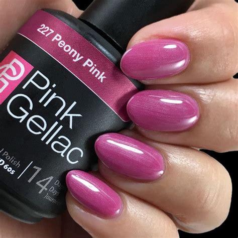 227 Peony Pink UV Nagellack Pink Gellac | Nagellack, Uv nagellack ...