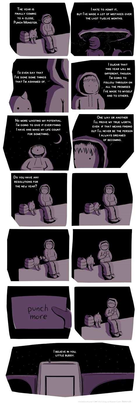 Buttersafe » Punch Monster and the New Year
