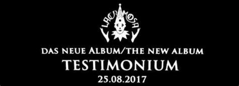 Lacrimosa Testimonium: tutte le info sul nuovo album | Notizie