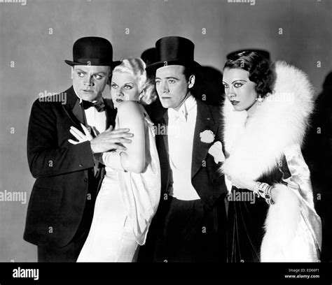 THE PUBLIC ENEMY 1931 Warner bros film with from l: James Cagney, Jean ...