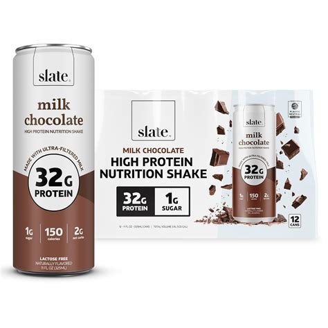 Amazon.com: Slate Batido nutricional de leche con alto contenido de