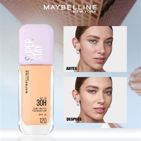 Ripley - BASE MAYBELLINE SUPERSTAY LUMI MATTE 120 SPF15 35ML