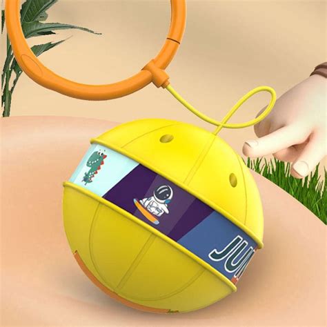 Мяч для пропуска лодыжки на одну ногу, мигающий мяч для прыжков на ...