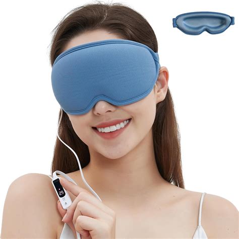 Amazon.com: Heated Eye Mask for Dry Eyes - USB Warm Compress for Eyes ...
